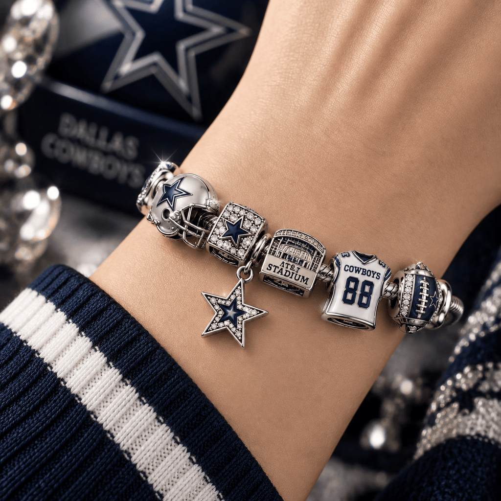 HTX Silver Charm Bracelet Set PTT