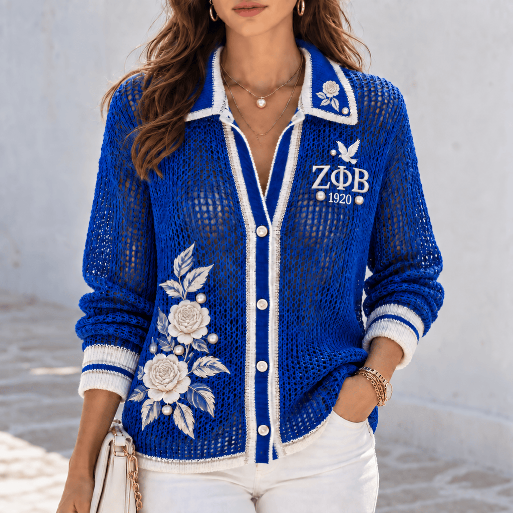 ZPB Women’s Open-Knit Cardigan NTKO