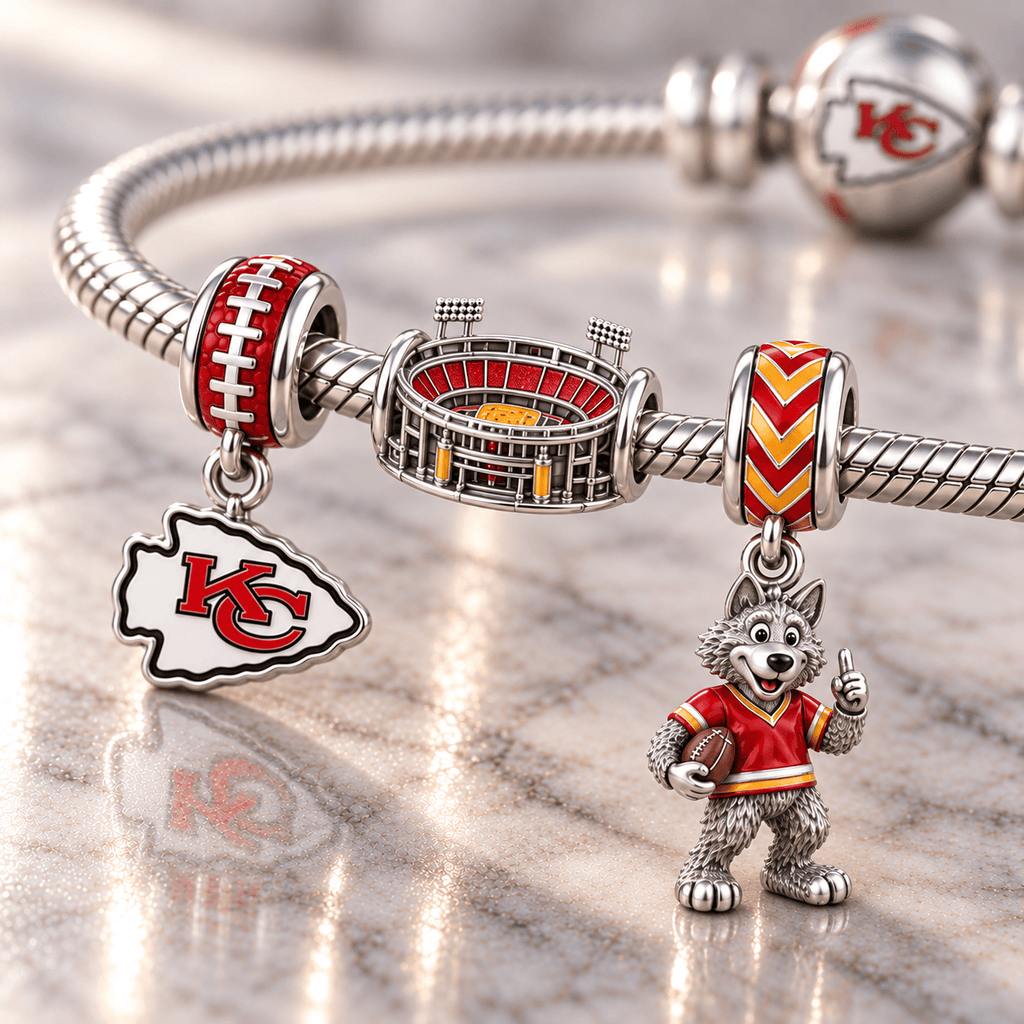 KCC Silver Charm Bracelet Set HQH