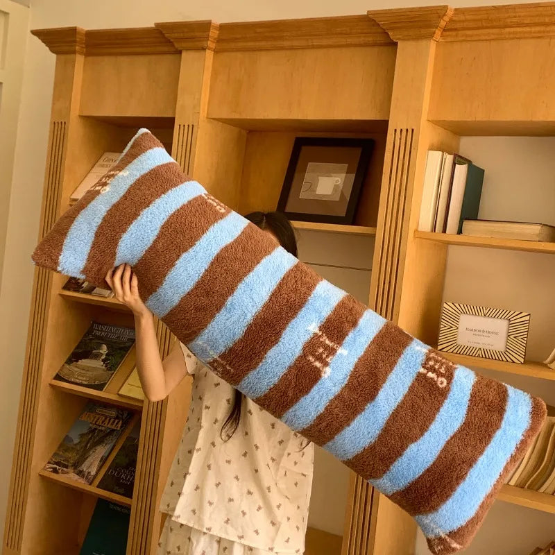 Fleece throw pillow milk fleece throw pillow long bed head by maternity throw pillow pinch leg waist rest